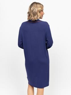 Cyberjammies Indigo Jersey Nightshirt, Navy - view 2, Navy