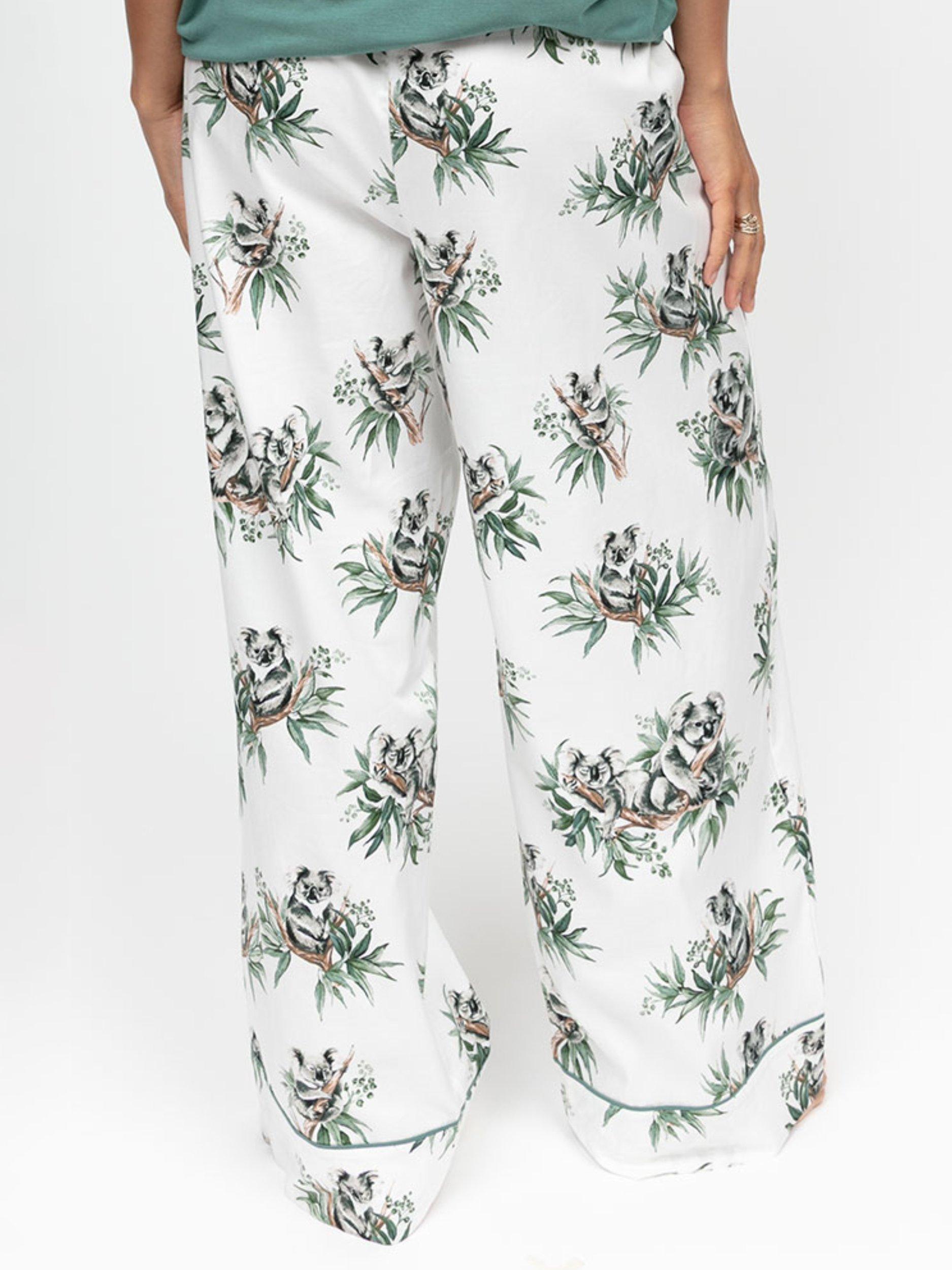 Product image 2 of 4, which shows Cyberjammies Kallie Koala Print Pyjama Bottoms, Multi, 6