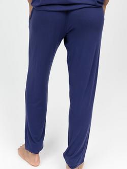 Cyberjammies Slouch Jersey Pyjama Bottoms, Navy - view 2, Navy
