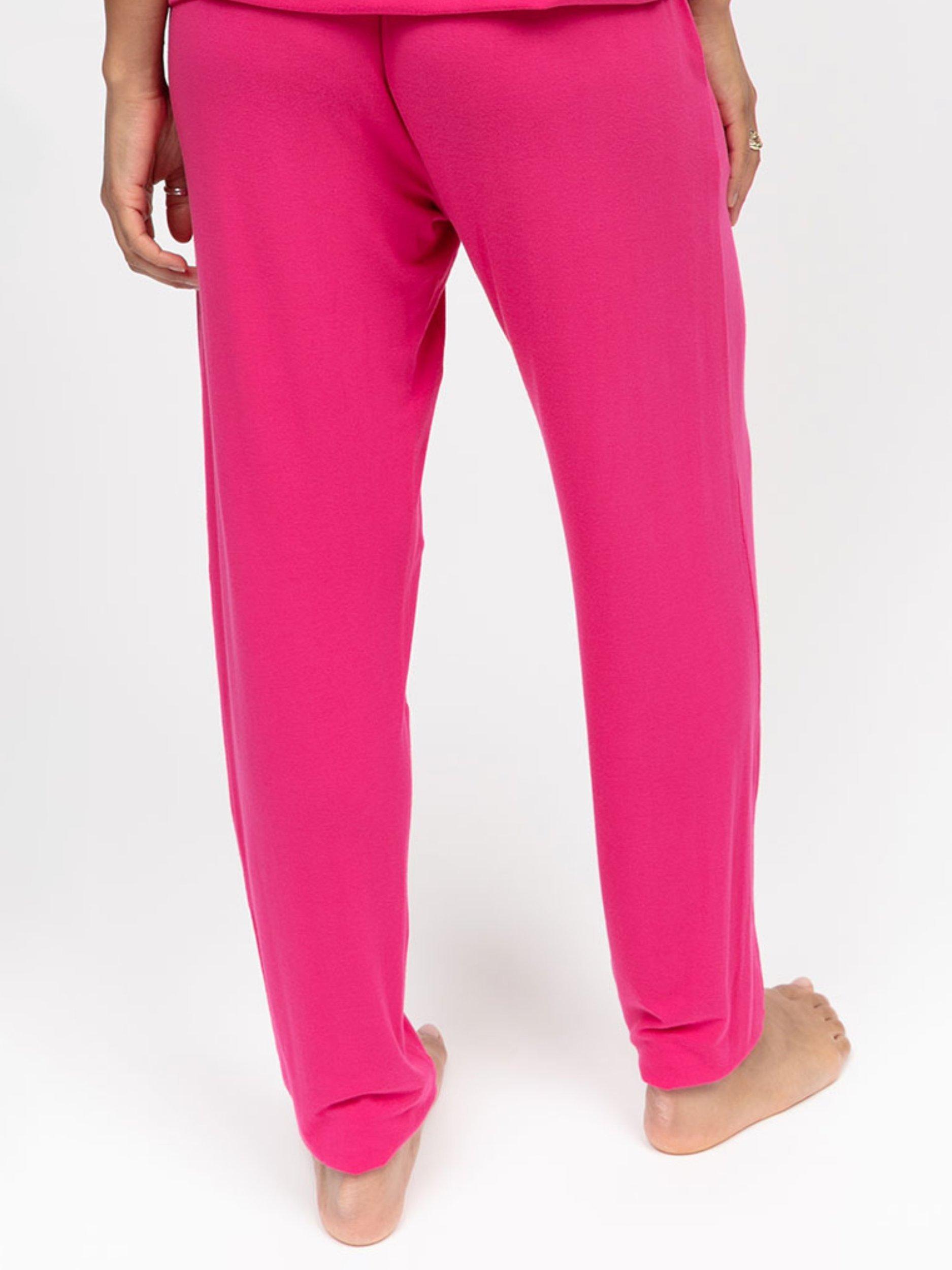 Product image 2 of 4, which shows Cyberjammies Chloe Jersey Pyjama Bottoms, Pink, 6