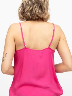 Cyberjammies Chloe Camisole Pyjama Top, Pink - view 2, Pink