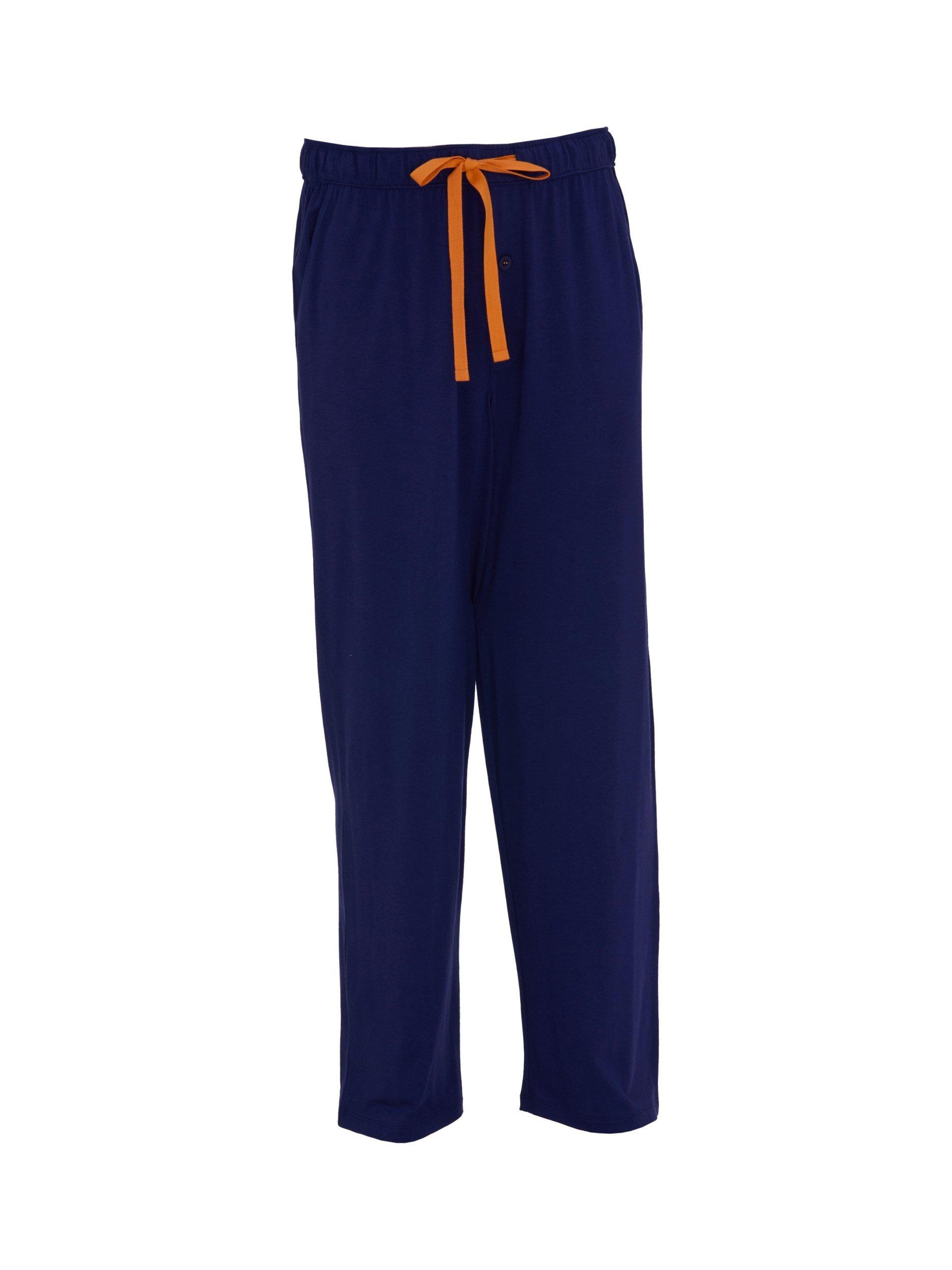Product image 4 of 4, which shows Cyberjammies Jersey Pyjama Trousers, Navy, S
