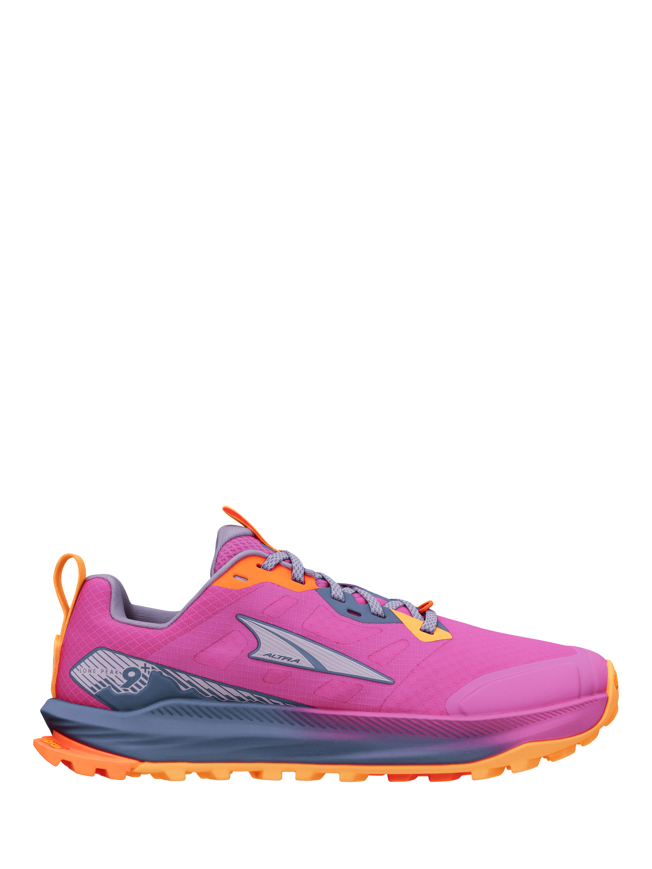 Product image 1 of 6, which shows Altra Women's Lone Peak 9+ Trail Running Shoes, Raspberry, 4