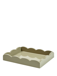 Addison Ross Scallop Lacquer Tray, Chiffon, 28cm
