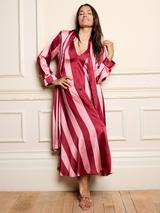 knee length dresses for ladies Lulie Cotton Ruffle Robe