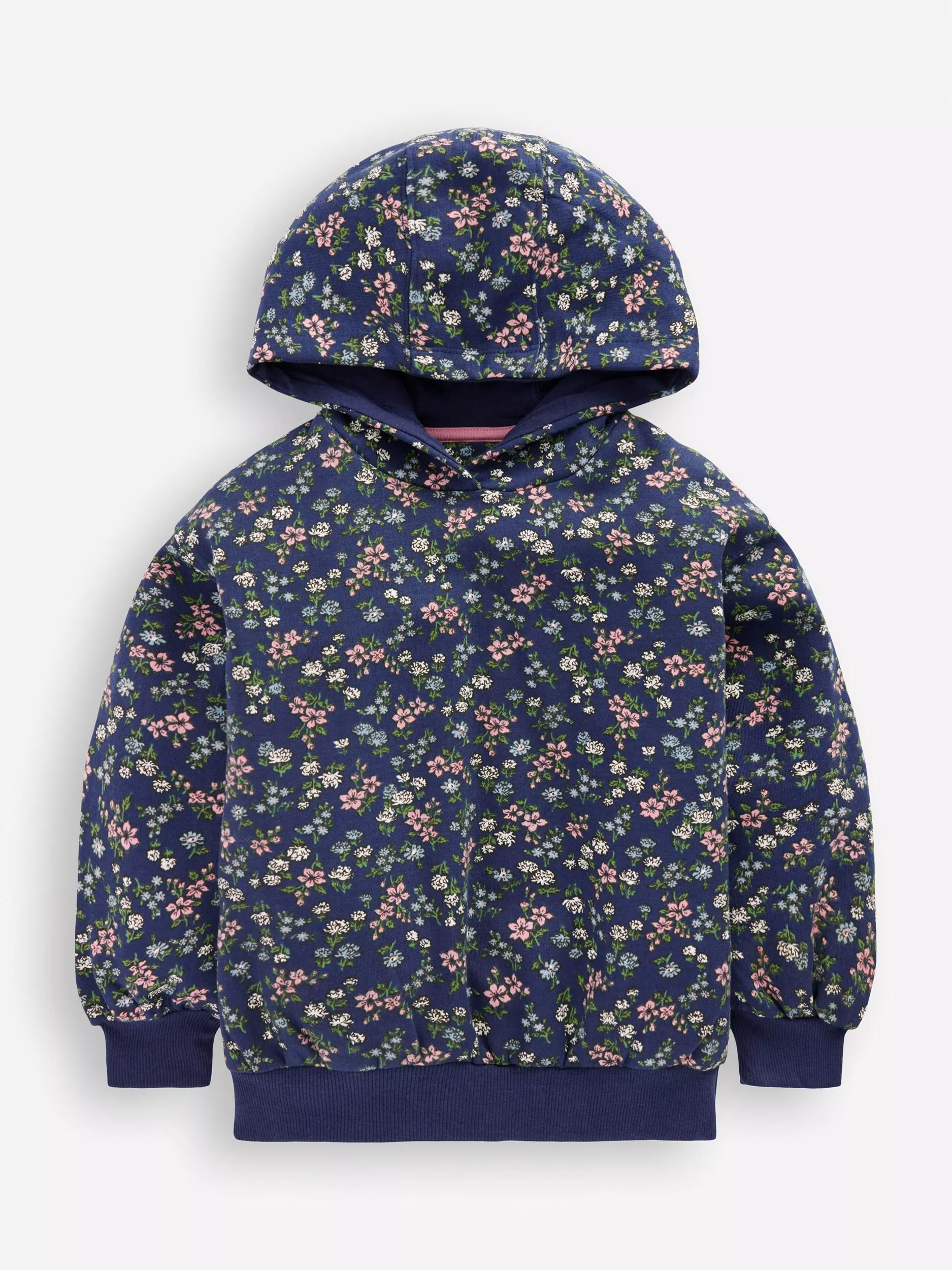 T-shirt côtelé à fleurs - Bleu - Fille - 3.50