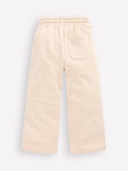 Mini Boden Kids' Bobbie Cotton Drawstring Applique Joggers - view 2, Ivory Rainbows