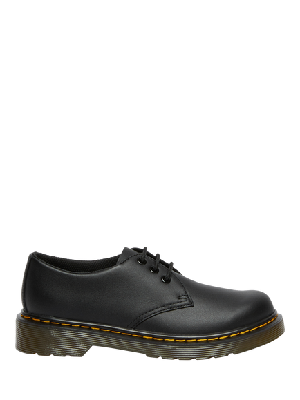 Dr. Martens Kids' 1461 Leather Lace Up Shoes, Black, Black
