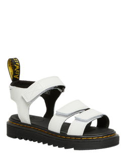 Dr. Martens Kids' Klaire Leather Open Toe Sandals, White - view 2, White