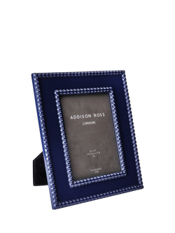 Addison Ross Bobbin Lacquer Photo Frame, 5 x 7" (13 x 18cm), Navy