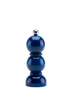 Addison Ross Bobbin Salt/Pepper Mill, Navy, H14cm