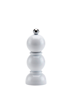 Addison Ross Bobbin Salt/Pepper Mill, H14cm, White