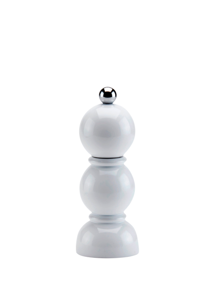 Addison Ross Bobbin Salt/Pepper Mill, H14cm, White