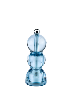 Addison Ross Bobbin Acrylic Salt/Pepper Mill, H14cm, Blue
