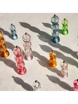 Addison Ross Bobbin Acrylic Salt/Pepper Mill, H14cm - view 2, Green