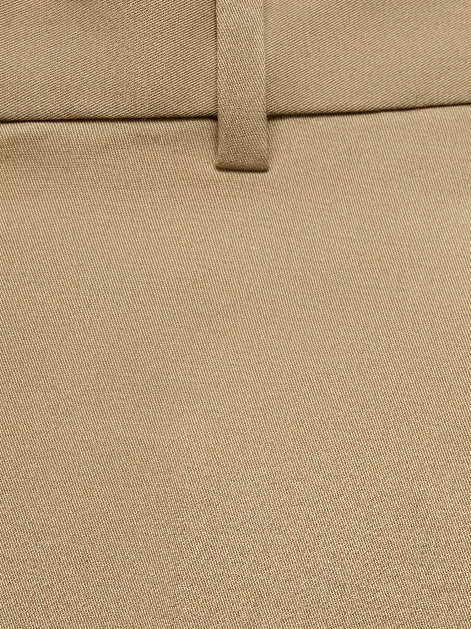 Product image 5 of 8, which shows Mango Nicco Stretch Cotton Blend Trousers, Beige, 31