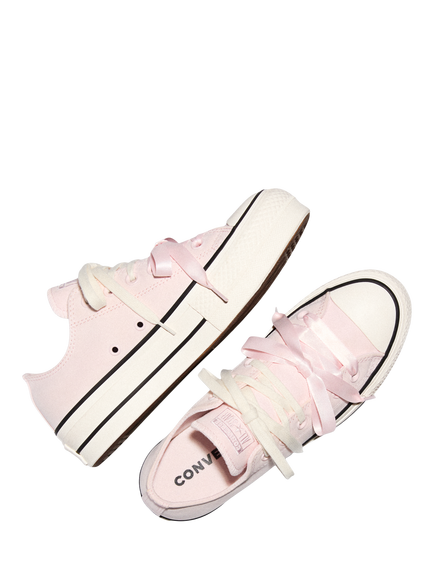 Converse Chuck Taylor All Star Lift Pretty Platform Trainers, Pink/Egret - view 2, Pink/Egret