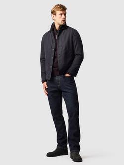 Rodd & Gunn Robbies Road Lambswool Quarter Zip Neck Jumper - view 2, Black Fig