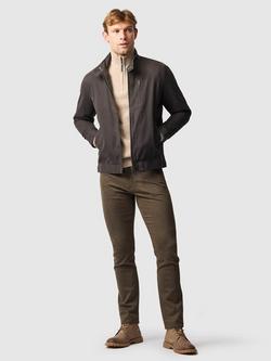 Rodd & Gunn Robbies Road Lambswool Quarter Zip Neck Jumper - view 2, Flax