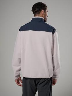 Montane Men's Roco Pull On Fleece, White/Blue - view 2, White/Blue