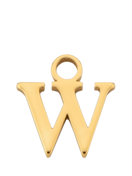 frkl. Lower Case Initial Charm, Gold, W