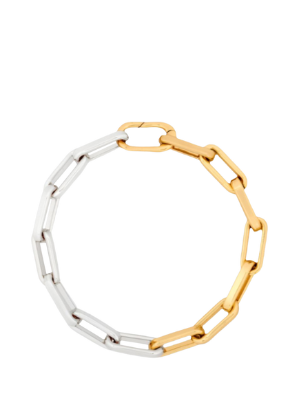 frkl. The Mega Mixed Metal Bracelet, Gold/Silver, Gold/Silver