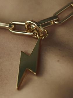 frkl. Lightning Bolt Charm, Gold - view 2, Gold