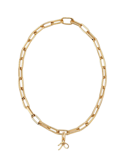 frkl. Bow Stack Necklace, Gold, Gold