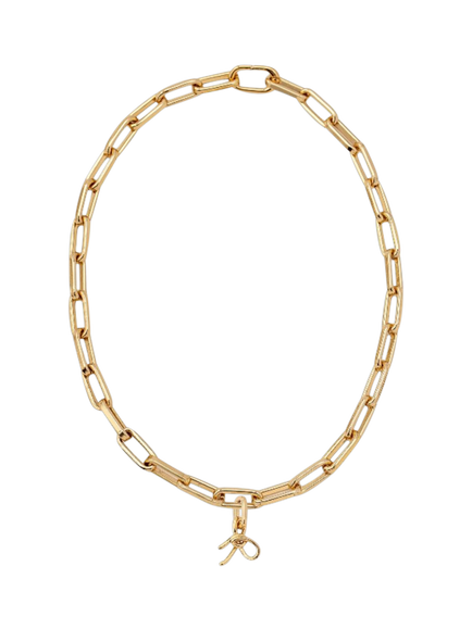 frkl. Bow Stack Necklace, Gold, Gold