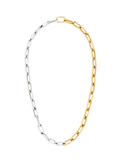 frkl. Mega Mixed Metal Necklace, Gold/Silver, Gold/Silver