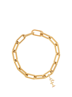 frkl. Initial Stack Bracelet, Gold, Gold