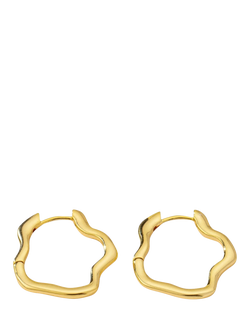 frkl. Cloud Curved Hoop Earrings, Gold, Gold