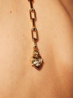 frkl. Love Is Pain Charm, Gold - view 2, Gold