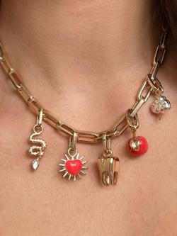 frkl. Apple Of My Eye Charm, Red - view 2, Red