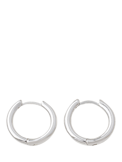frkl. Hero Charm Midi Hoop Earrings, Silver