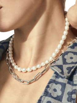 frkl. Chunky Mega Necklace - view 2, Silver