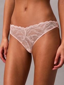 Calvin Klein Sensual Stretch Lace Bikini Knickers - view 2, Dreamscape