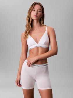 Calvin Klein Icon Cotton Modal Boxer Briefs - view 2, White