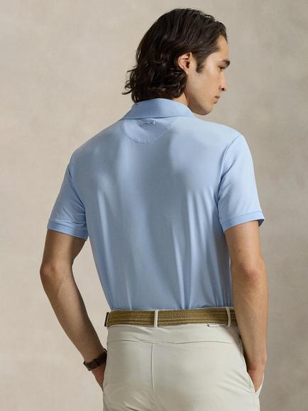 RLX Short Sleeve Polo Shirt, Office Blue - view 2, Office Blue