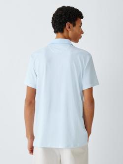 Polo Golf by Ralph Lauren Regular Fit Short Sleeve Knit Polo Shirt, Office Blue Penny L, Office Blue Penny L