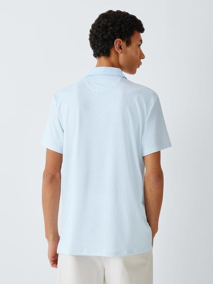 RLX Regular Fit Short Sleeve Knit Polo Shirt, Office Blue Penny - view 2, Office Blue Penny L