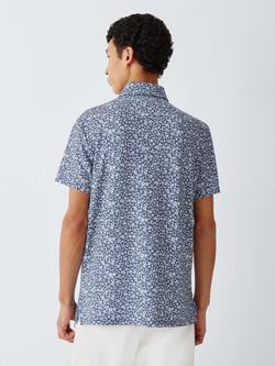 Polo Golf by Ralph Lauren Regular Fit Short Sleeve Polo Shirt, Ref Navy Ditsy Hib - view 2, Ref Navy Ditsy Hib