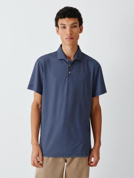 RLX Regular Fit Short Sleeve Knit Polo Shirt, Refined Navy, Ref Navy Mag Dm