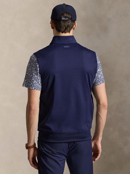 RLX Half-Zip Knitted Gilet, Refined Navy - view 2, Refined Navy