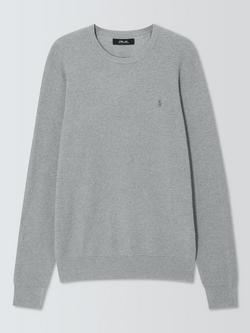 Polo Golf by Ralph Lauren Cotton Blend Jumper, Andover Heather, Andover Heather