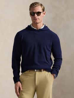 Polo Golf by Ralph Lauren Cashmere Knit Hoodie, Refined Navy, Refined Navy