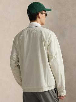 Polo Golf by Ralph Lauren Woven Pullover Jumper, Stone Pebble - view 2, Stone Pebble