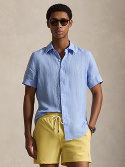 Ralph Lauren Sport Linen Shirt, Austin Blue, Austin Blue