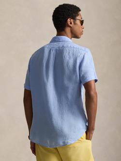 Ralph Lauren Sport Linen Shirt, Austin Blue - view 2, Austin Blue