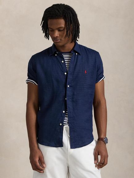 Ralph Lauren Custom Fit Sport Shirt, Newport Navy, Newport Navy